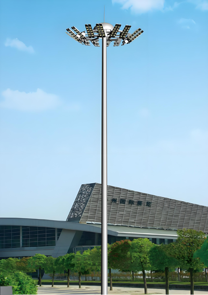 high mast solar street light