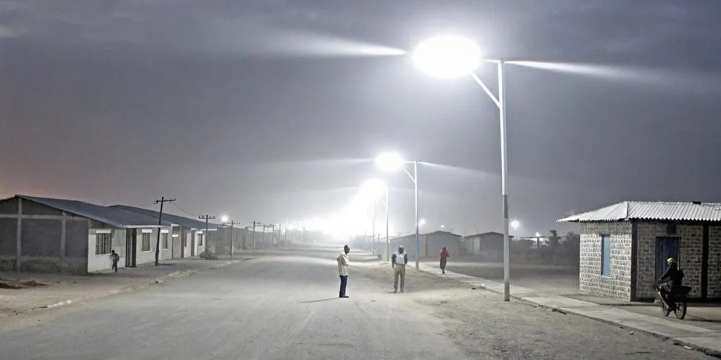 Safe rural streets at night