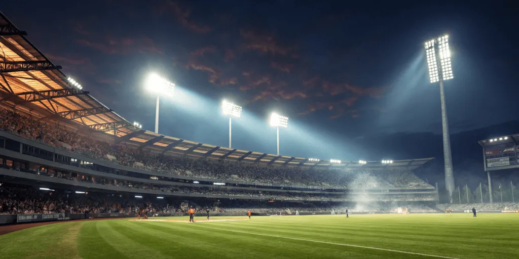 stadium or large venue high mast lighting concept