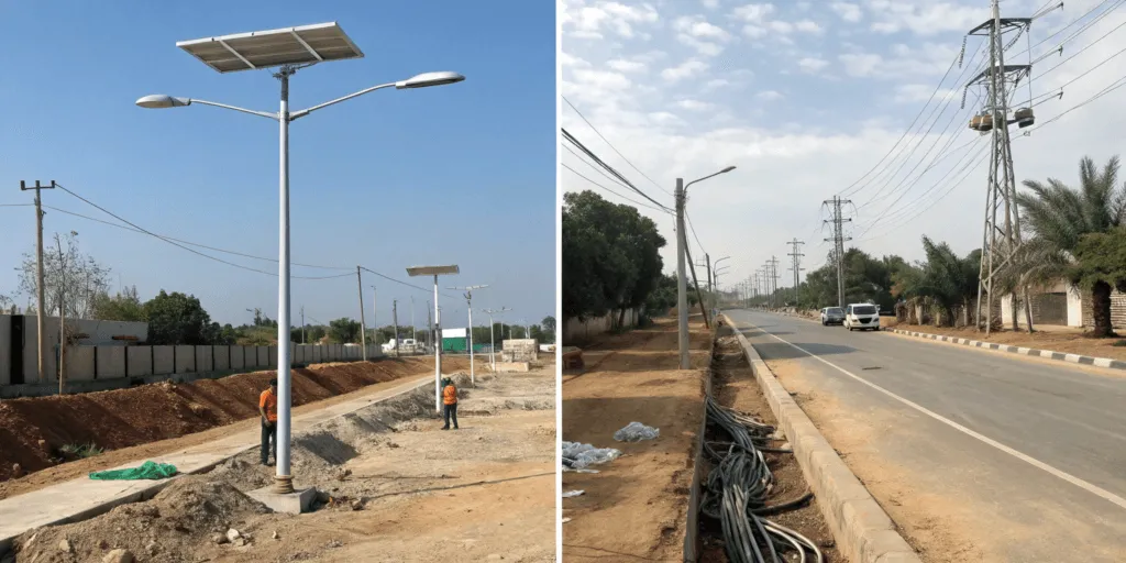 common solar street light installation mistakes and comparison context