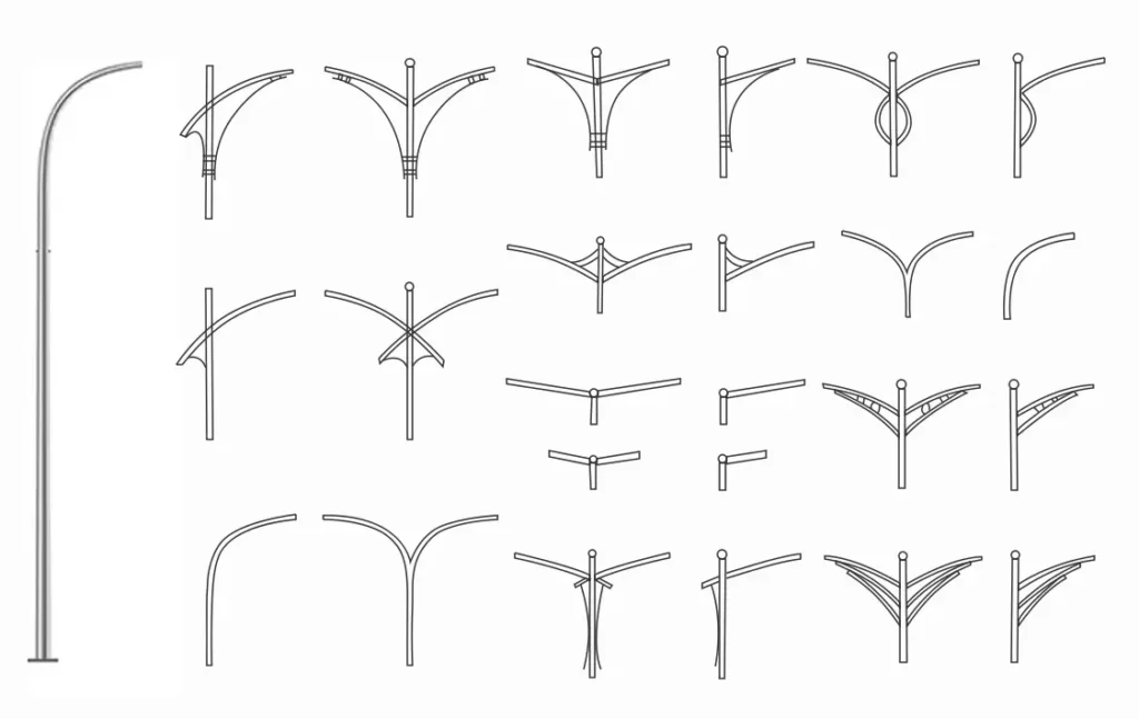 Pole material types