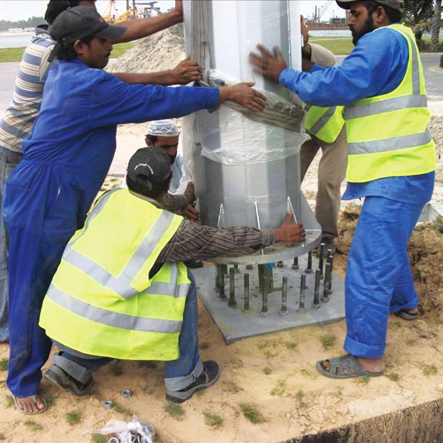 Underground battery pit cross-section design with drainage gravel layer