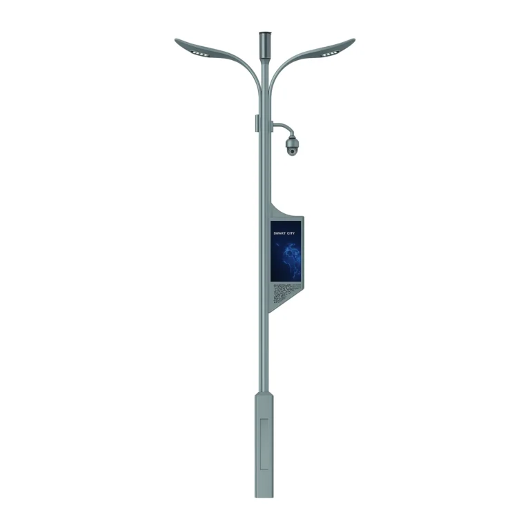 Smart street lighting system with solar panel