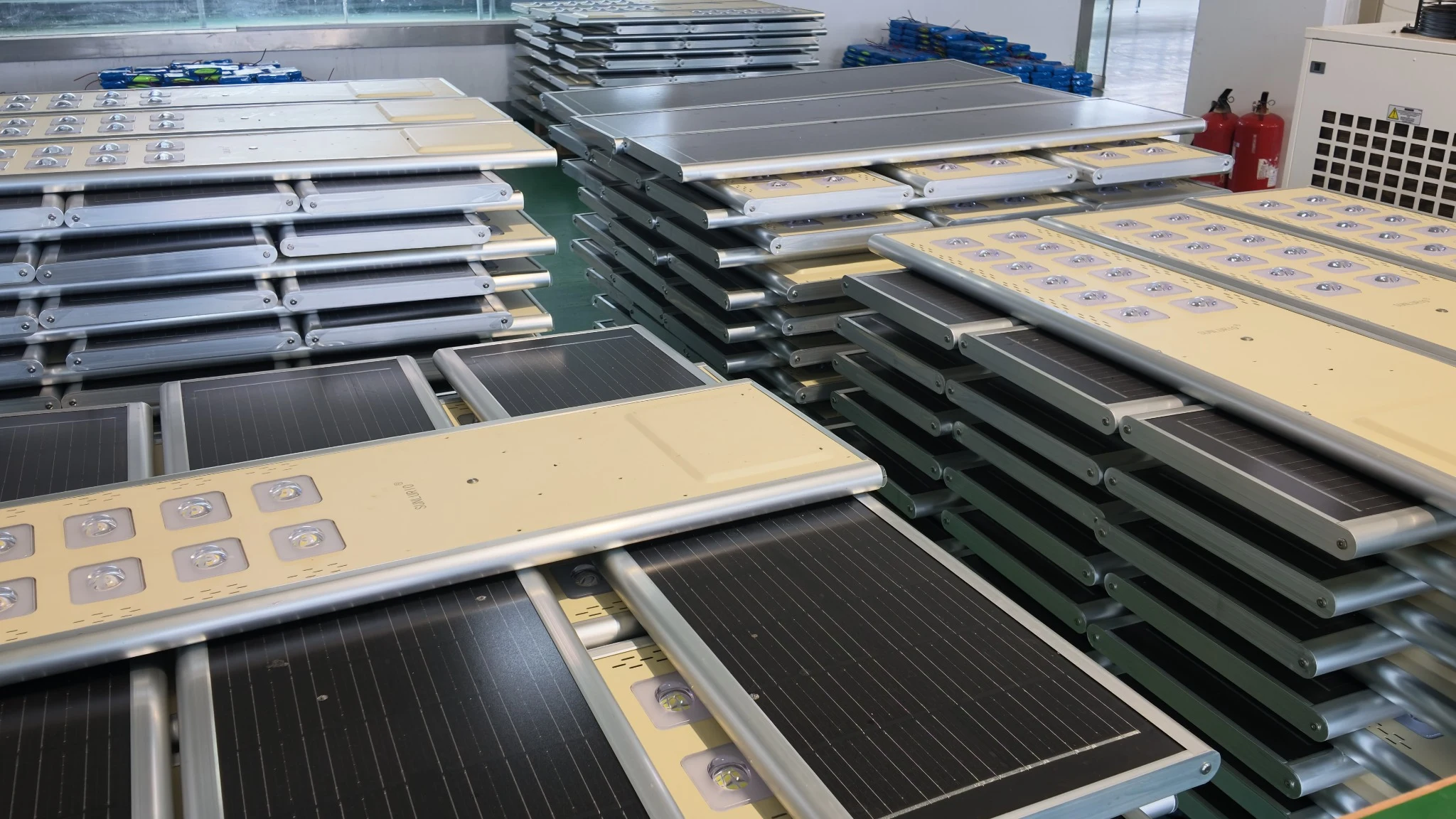 Sunlurio solar street light batch prepared for project supply