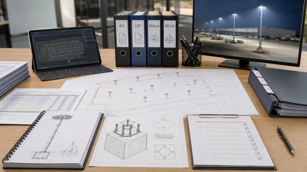 high-mast-lighting-engineering-documents-boq-ies-dialux.webp