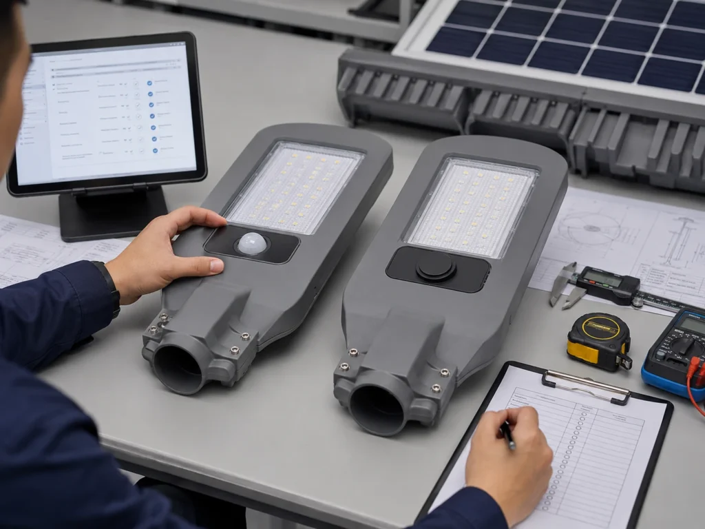 PIR and radar solar street light sensor engineering comparison