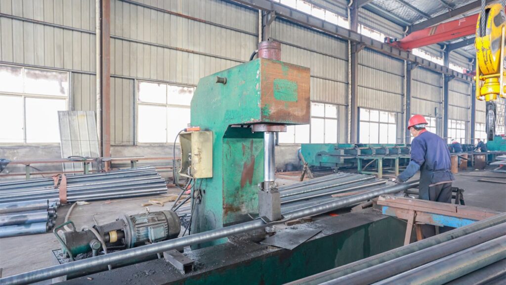 Lighting pole production detail for pole and foundation engineering review