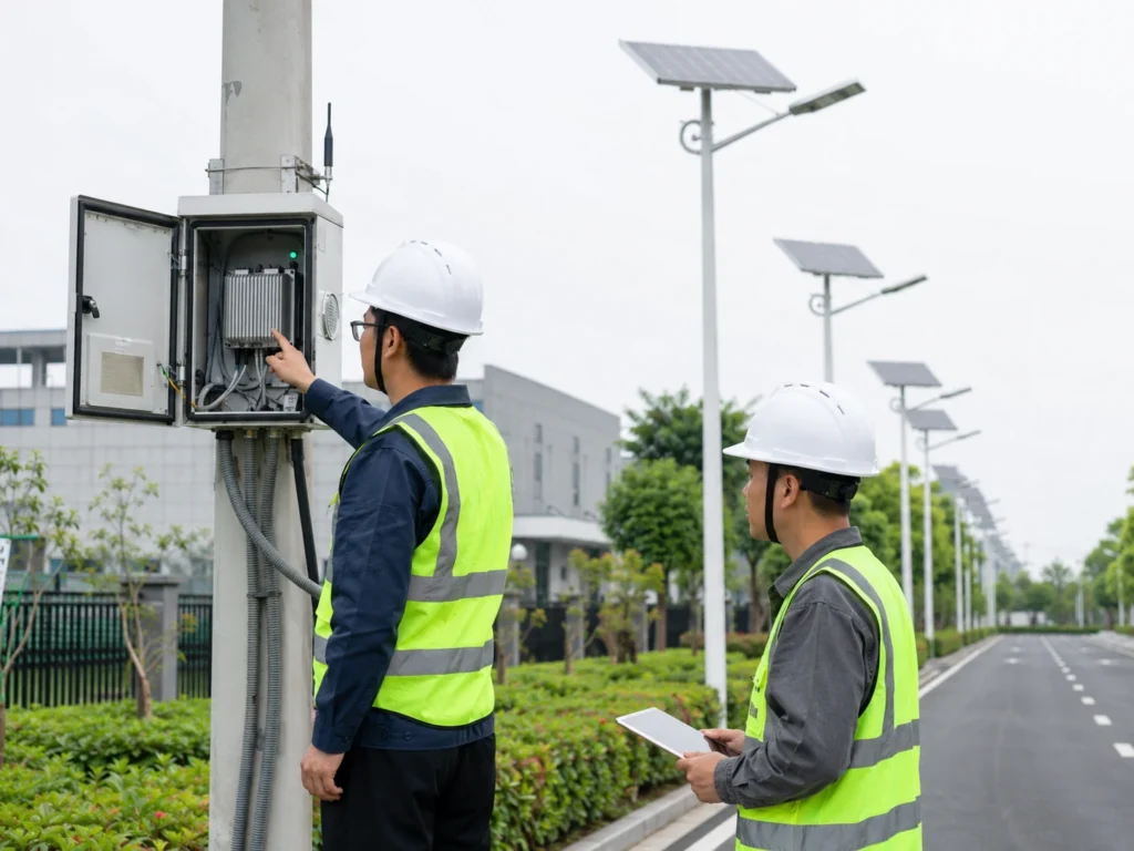 Smart street light gateway platform and maintenance responsibility review