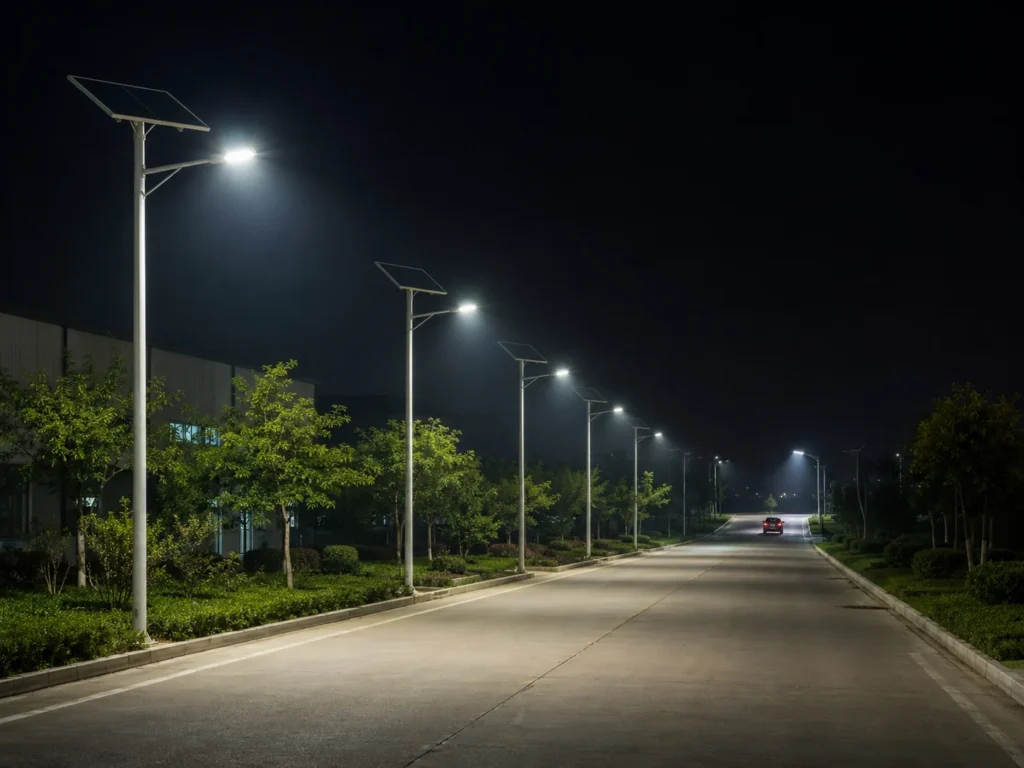 Hybrid timer and motion mode review for solar street light projects