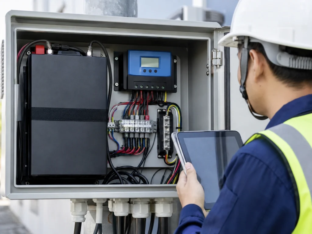 LiFePO4 battery and controller profile review for solar street light dimming schedule