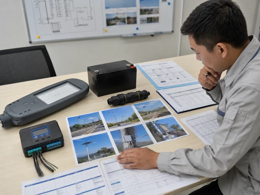 Solar street light product issue versus installation issue review