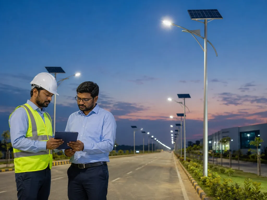 Solar street lighting acceptance and handover checklist for EPC projects