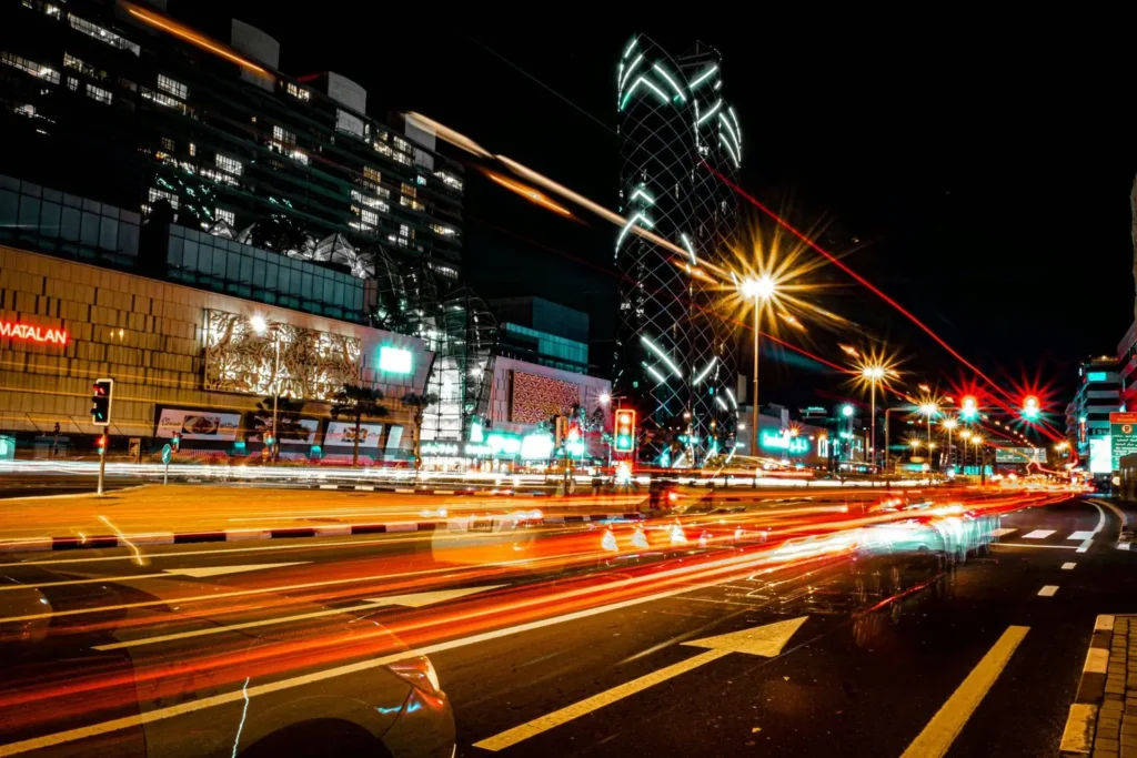 Public road lighting image reference for Vietnam AC LED street lighting project