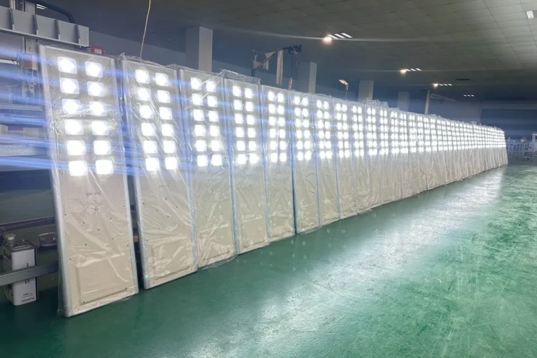 Lighting product testing and quality control checkpoint before shipment