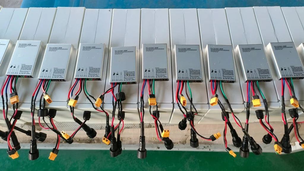 Solar light controller and wiring units prepared for electrical matching review