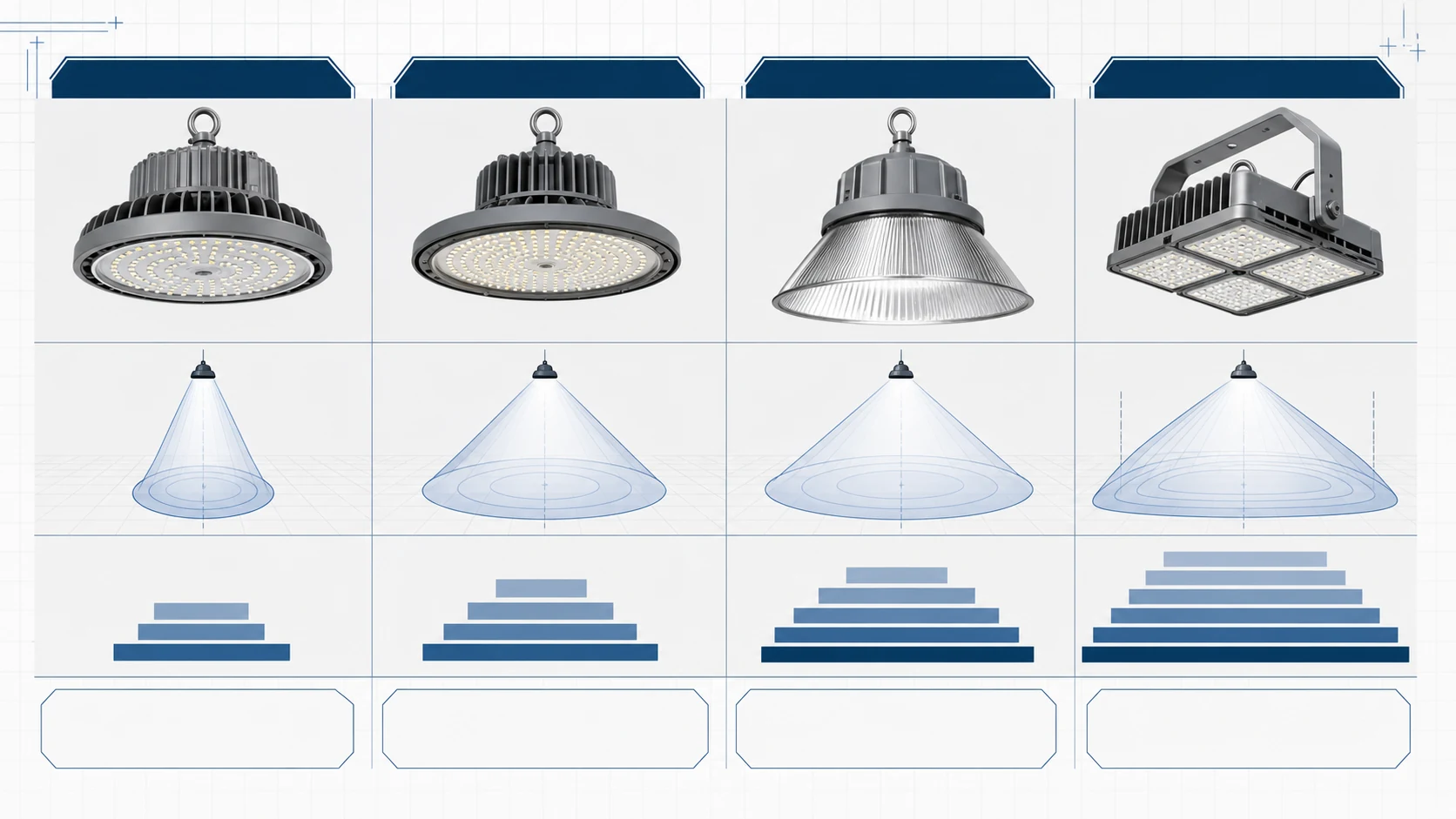 400W 600W 800W and 1000W high mast light comparison for wattage selection